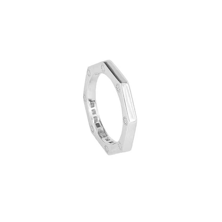 Donna Ellius Jewelry Anello Ottagono Donna Solaris