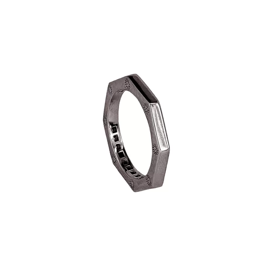 Donna Ellius Jewelry Anello Ottagono Donna Solaris