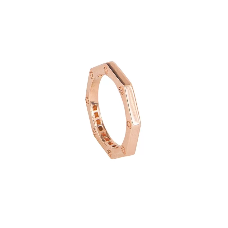 Donna Ellius Jewelry Anello Ottagono Donna Solaris
