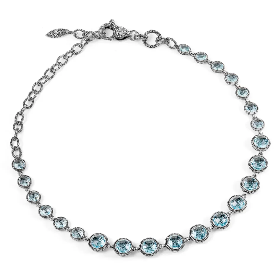Donna Ellius Jewelry Collana Girocollo Agnese Pietre Colorate
