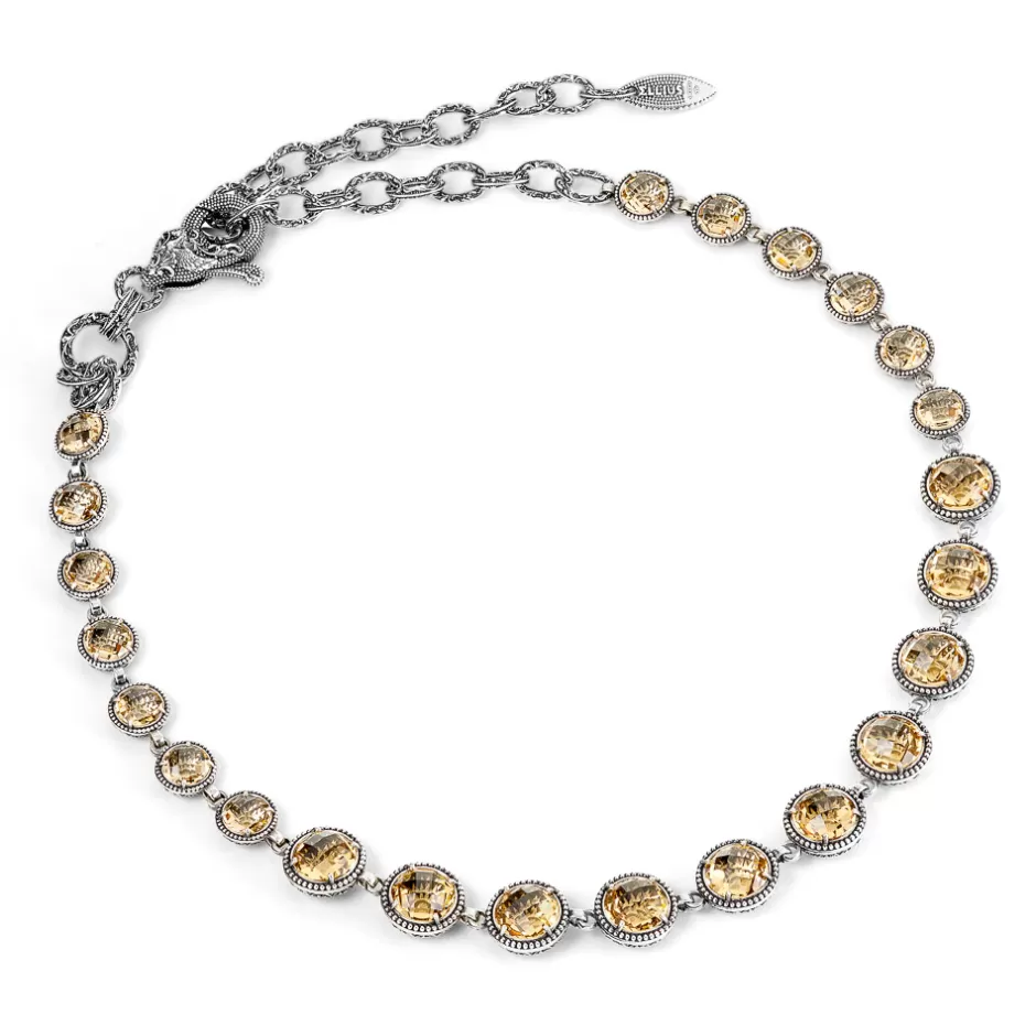 Donna Ellius Jewelry Collana Girocollo Agnese Pietre Colorate