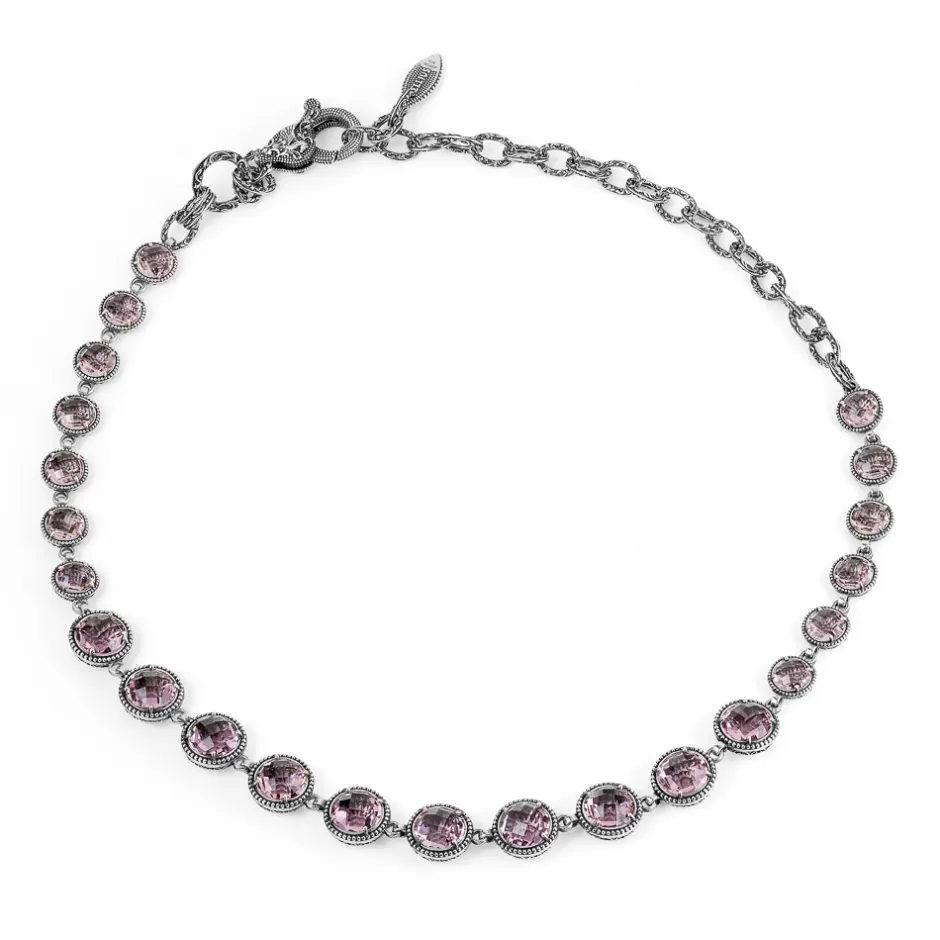 Donna Ellius Jewelry Collana Girocollo Agnese Pietre Colorate